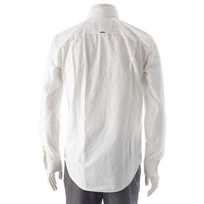 Louis Vuitton 20SS Cotton LV Label Long Sleeve Long Sleeve Shirt Top White XS
