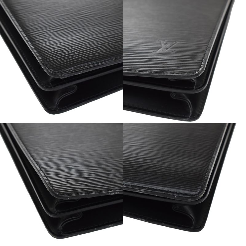 Louis Vuitton Serviette Conseil Business Bag Handbag Epi Black M54422 30kb022