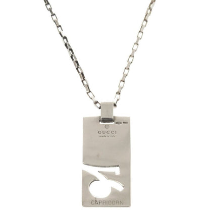 Gucci Constellation Capricorn Silver 925 Necklace 1443 Gucci Men's