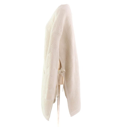 Hermes 23AW 3h2101d4 100% Wool H Motif With Logo Zip Poncho Coat Knit Coat Off