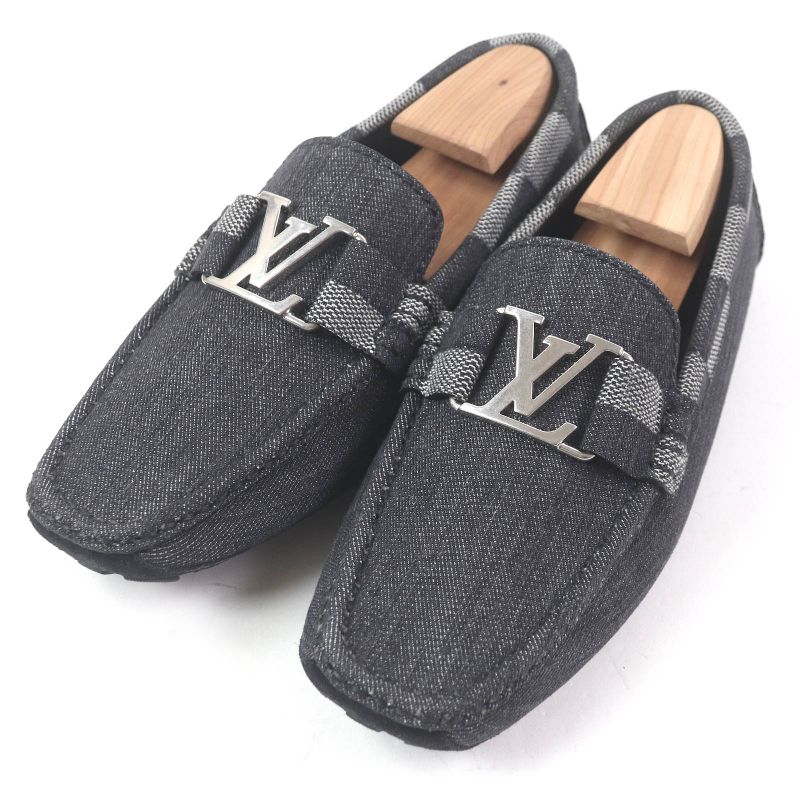 Louis Vuitton 2022 LV Hockenheim Line Damier LV Logo Hardware Denim Leather