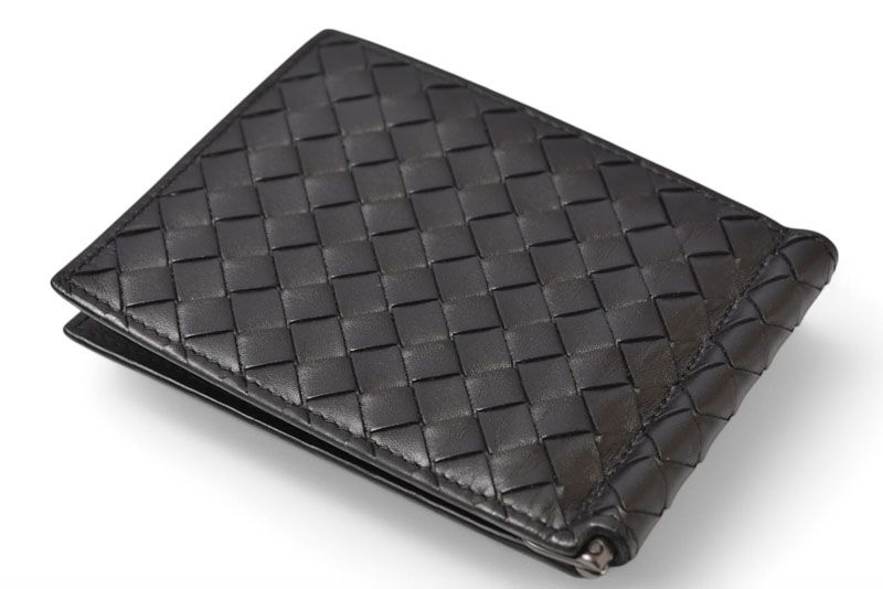 Bottega Veneta Wallet Money Clip Bottega Veneta Fold Wallet Calf Black 123180