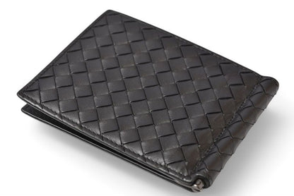Bottega Veneta Wallet Money Clip Bottega Veneta Fold Wallet Calf Black 123180