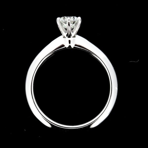 Tiffany & Co Solitaire 051ct Diamond Ring I-vvs1-3ex Pt950