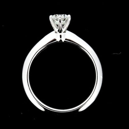 Tiffany & Co Solitaire 051ct Diamond Ring I-vvs1-3ex Pt950