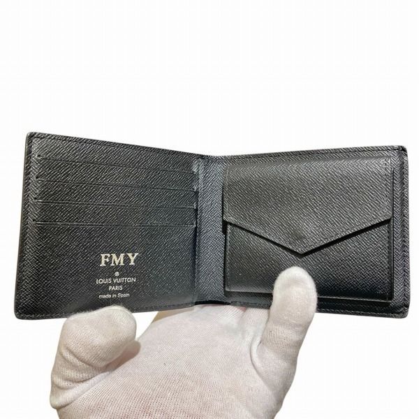 Louis Vuitton Monogram Eclipse Portefeuille Marco NM M62545 Bifold Wallet For