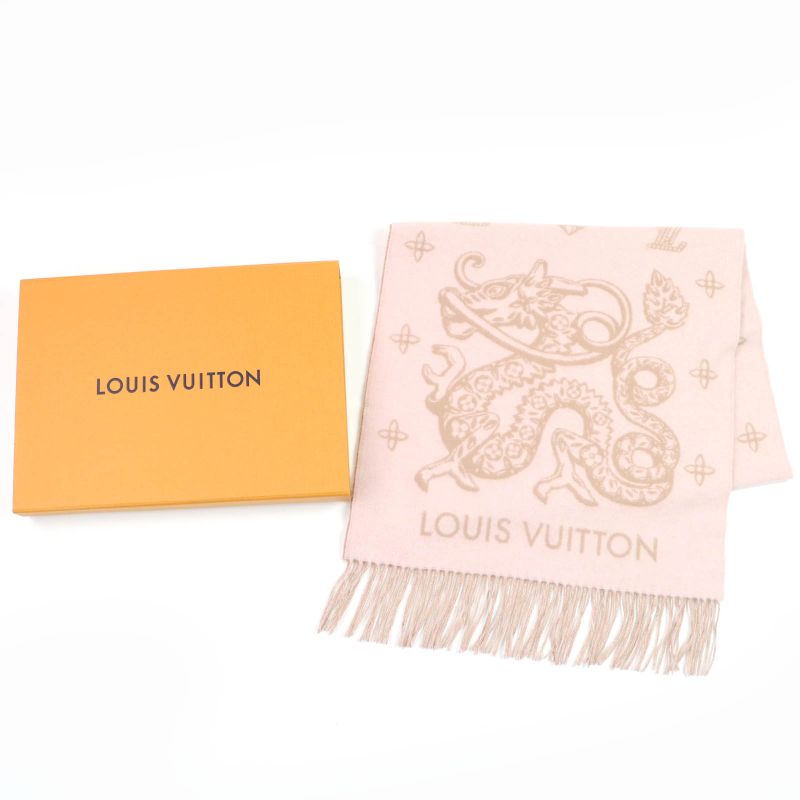 Louis Vuitton M79543 Echarpe - Reykjavik Precious Dragon 100% Cashmere Scarf