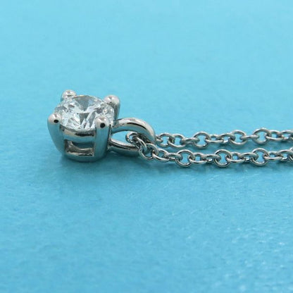 Tiffany & Co Solitaire Diamond Necklace /d017ct