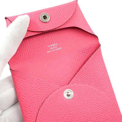Hermes Bastia Coin Case T Engraved 2015 Manufactured In Vo-epson Rose