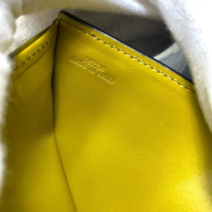 Loewe Wallet Fold Wallet Signature Bifold Compact Wallet Billfold Logo Leather