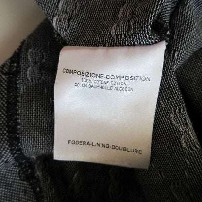 Gucci 199961 X3317 GG Pattern Polo Shirt Short Sleeves Logo Patch Gray Size L