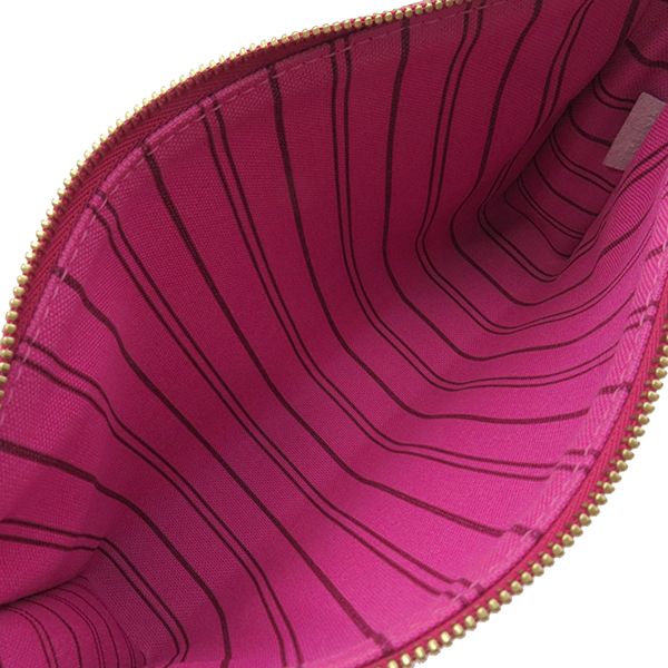 Louis Vuitton Accessory Pouch Pochette Cosmic PVC Rose Gold Hardware Takashi