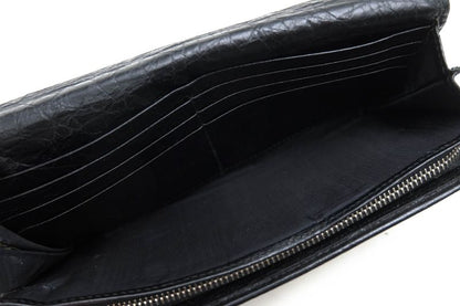Balenciaga Wallet Men Leather Genuine Black 419806 1000 D 555583 with Coin