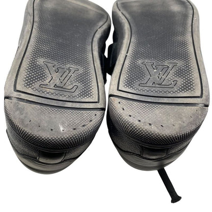 Em0441 Louis Vuitton Graphite Low Cut Sneakers Size 7 Preowned