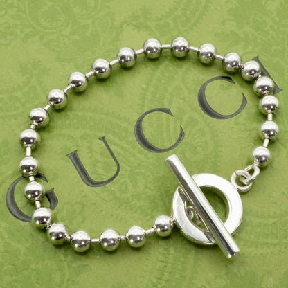 16cm (6.30in) Gucci Toggle Ball Chain Bracelet 25-672s