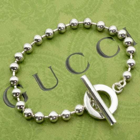 16cm (6.30in) Gucci Toggle Ball Chain Bracelet 25-672s