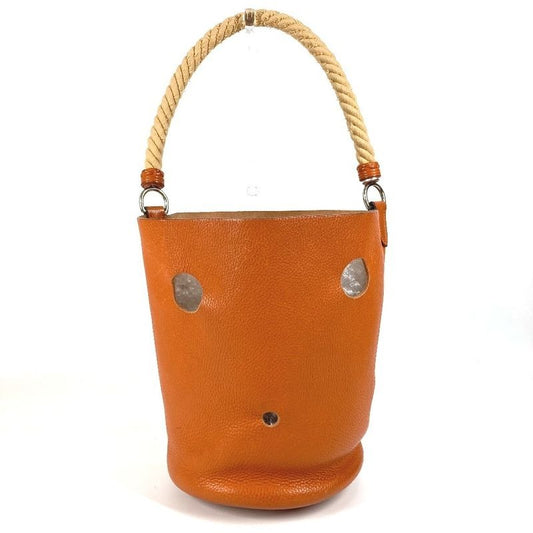 Hermes Shoulder Bag Mangeoir MM Taurillon Cles Mance Orange