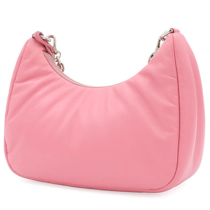 Prada Re Edition 2005 Re Chain Pink Leather 2-Way Shoulder Bag — view 2