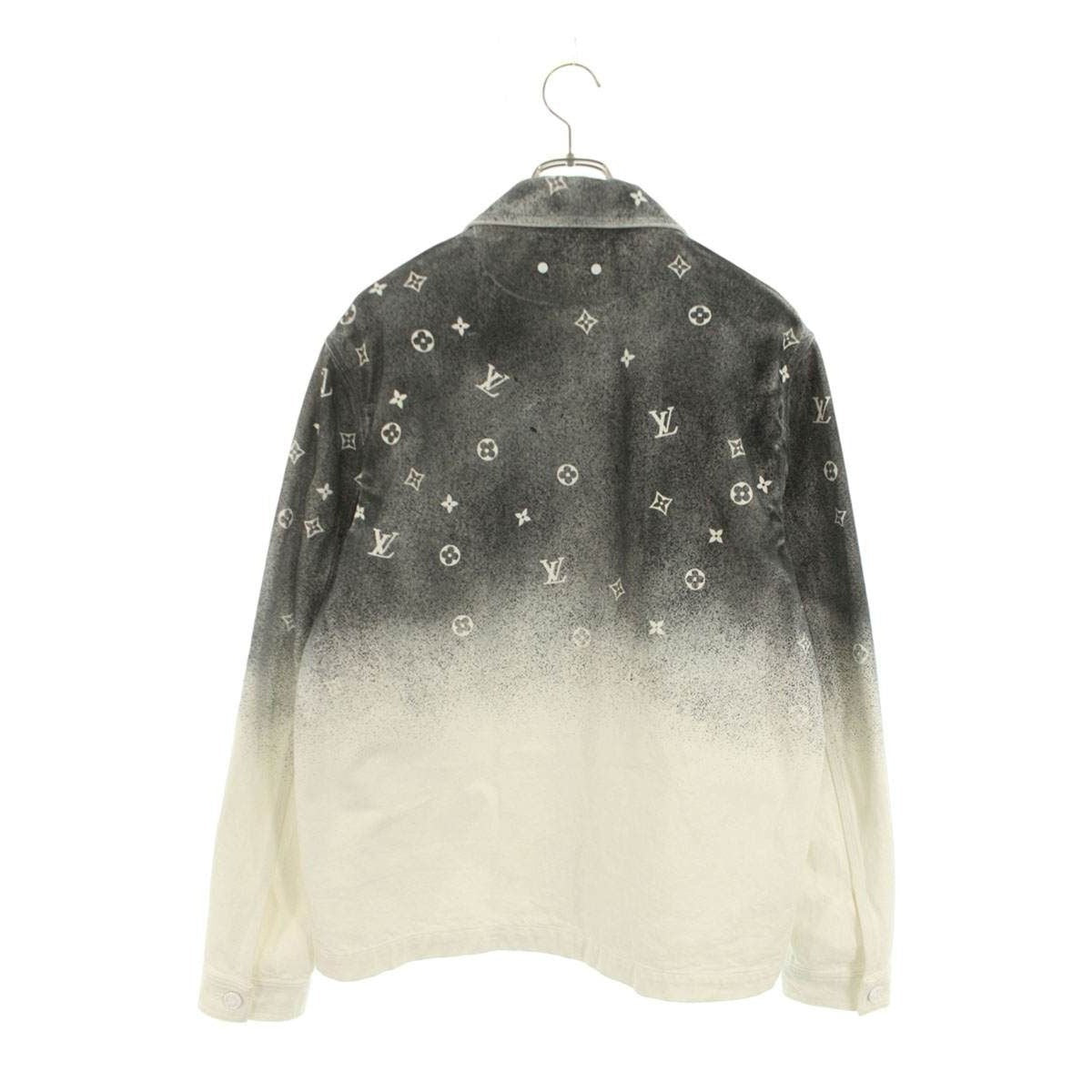 Louis Vuitton Qyz Monogram Gradient Denim Jacket M — view 2