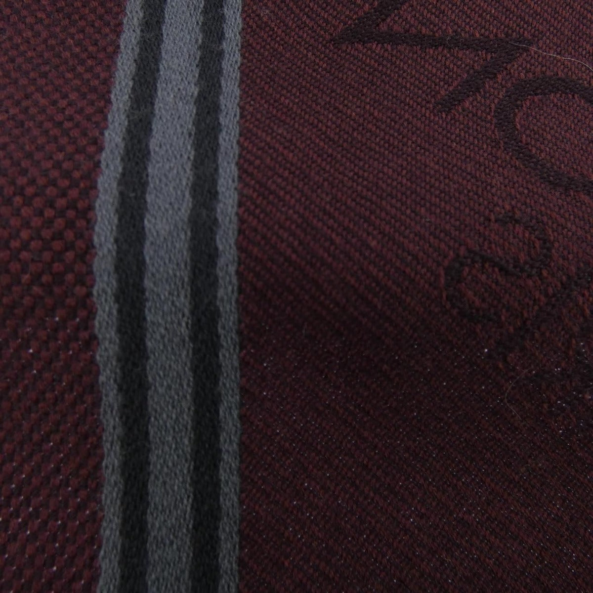 Louis Vuitton Scarf Black Gray Red — view 4