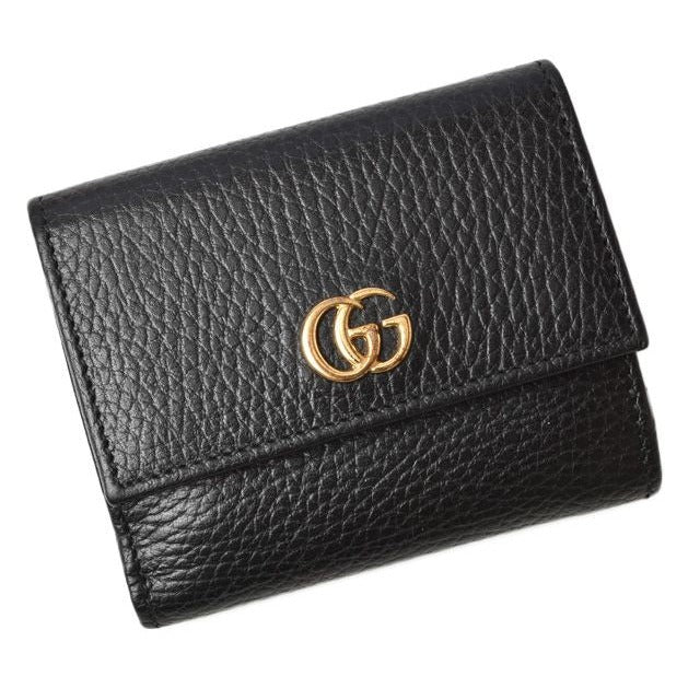 Gucci Mini Wallet Trifold Fold Black