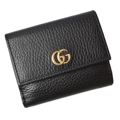 Gucci Mini Wallet Trifold Fold Black