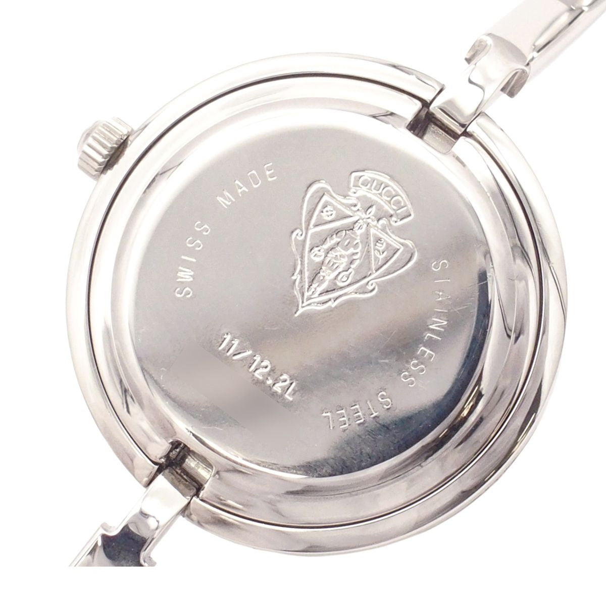 Gucci Change Bezel 11/12.2 White SS Bangle Watch All Colors Replacement Quartz — view 4