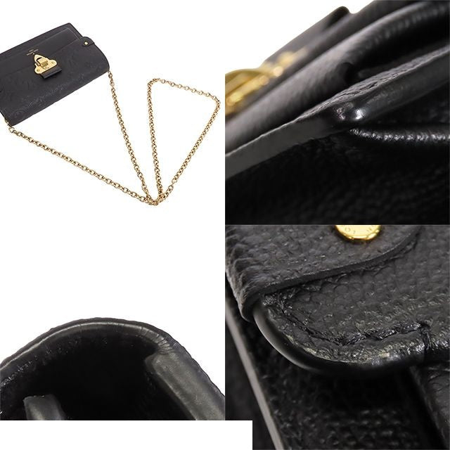 Louis Vuitton Portefeuille Vavin Chain Black Monogram Empreinte Wallet — view 5