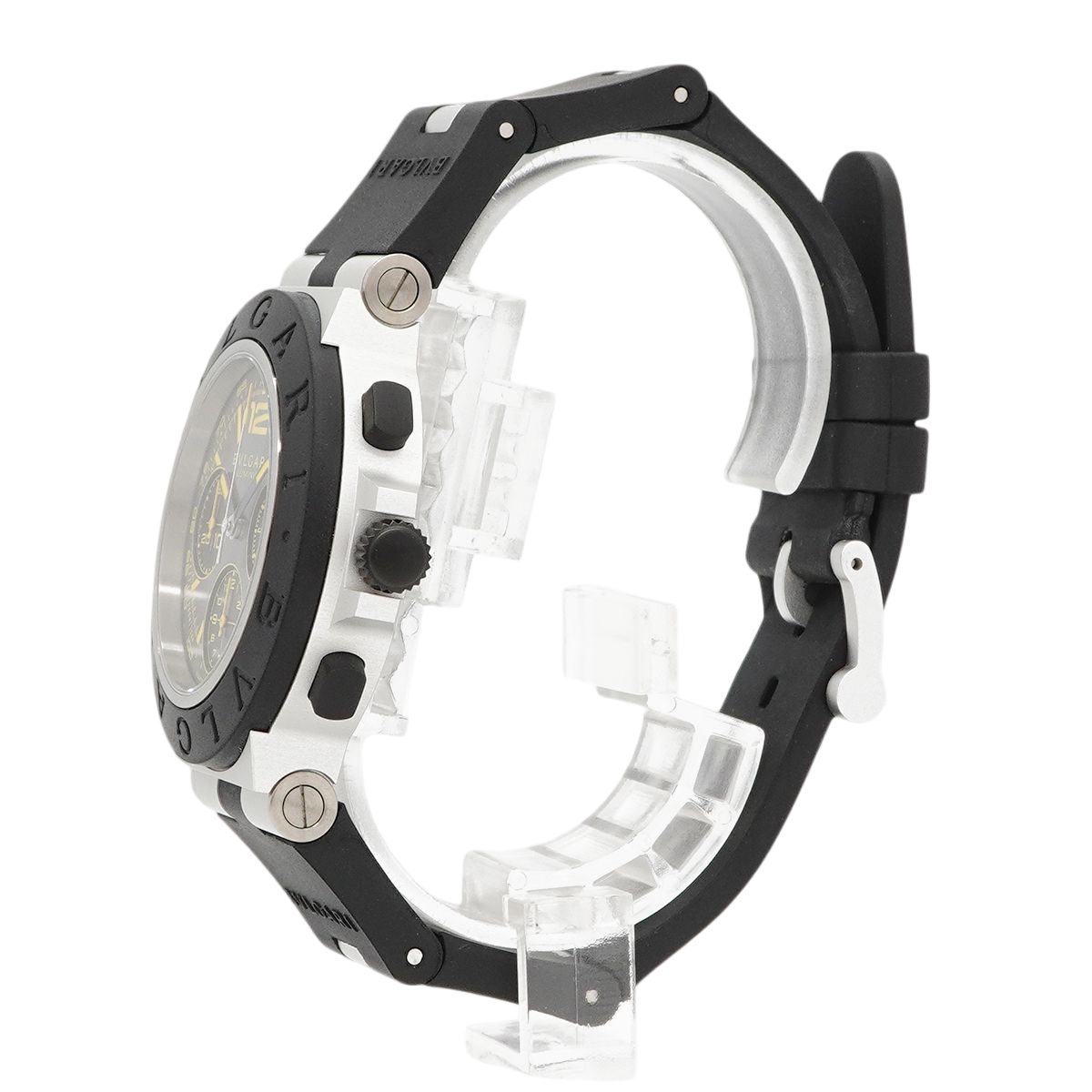 Bvlgari Aluminum Granz Lismo Gray Dial Watch — view 2