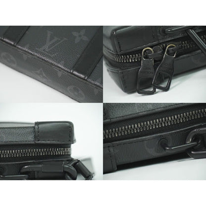 Louis Vuitton LV Soft Trunk Wallet Monogram Eclipse Shoulder Black — view 7