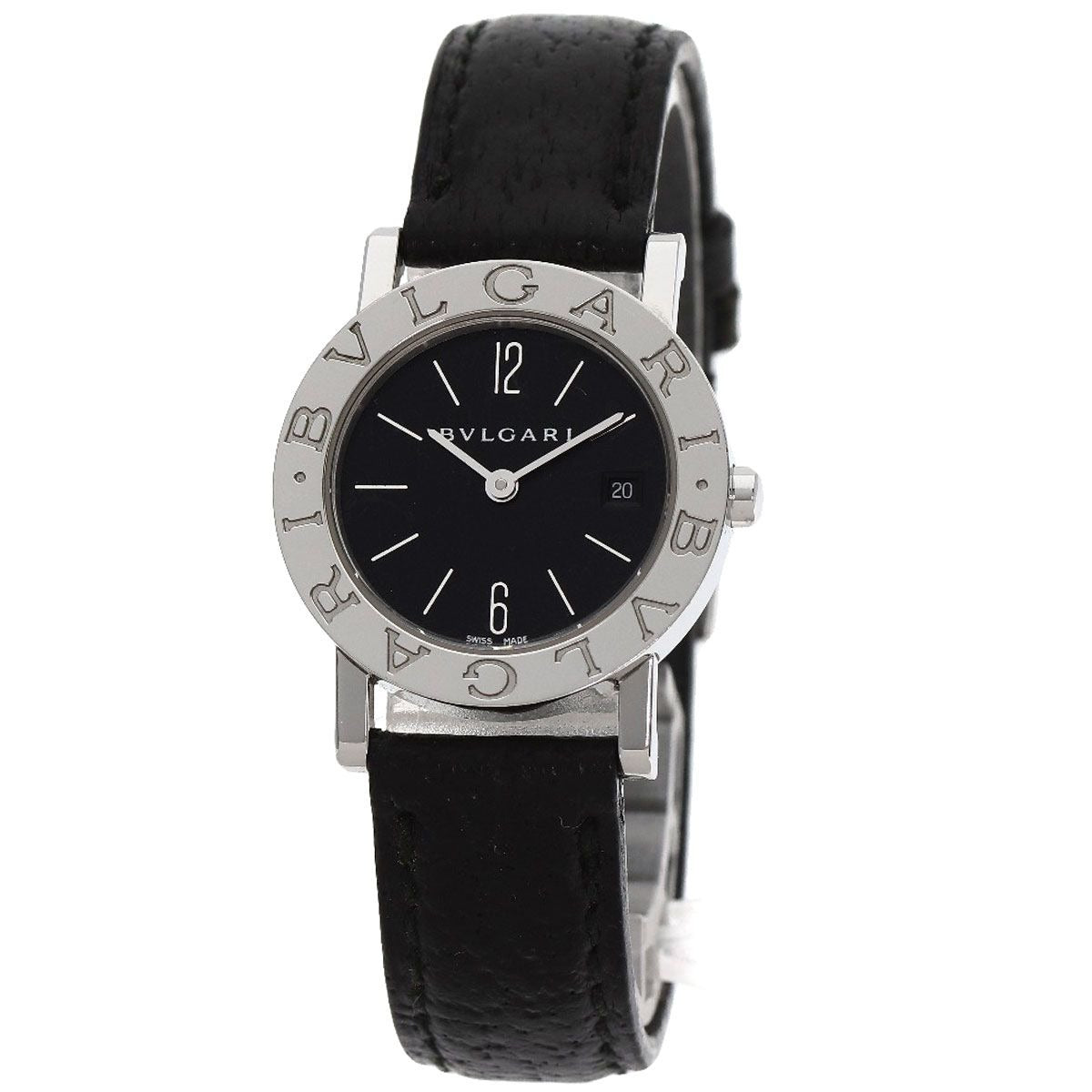 Bvlgari Watch SS Leather