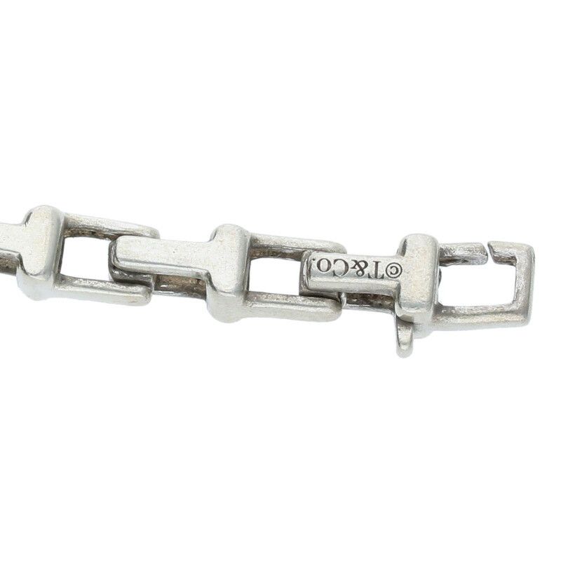 Tiffany & Co T-chain Narrow Silver Necklace Men's 20inch