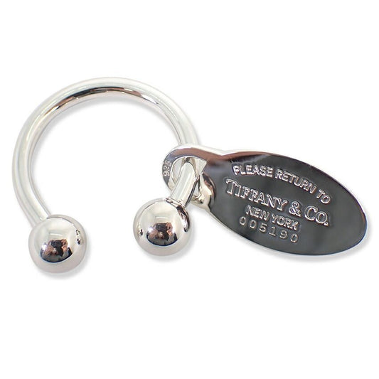 Tiffany & Co 925 Return to Oval Tag Key Ring