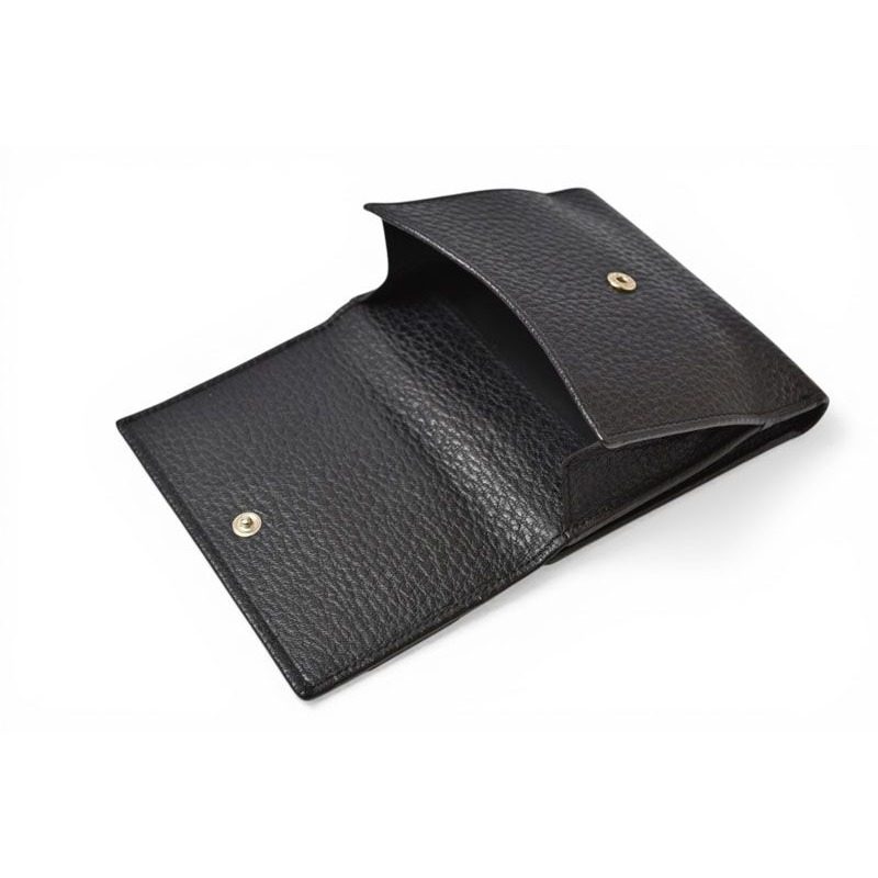 Gucci Wallet Trifold Horsebit Black Leather Compact — view 7