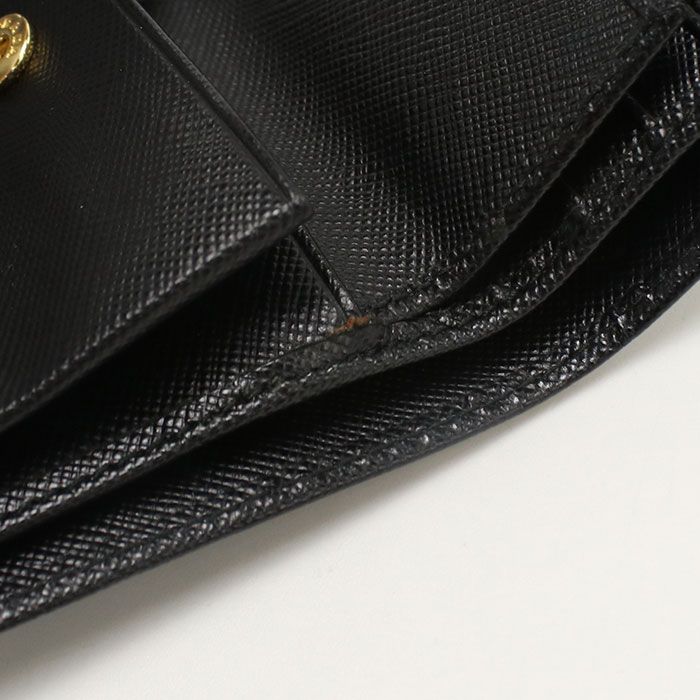 Prada Saffiano Leather Wallet 1mv204 QWA F0002 Bifold Wallet Leather Women