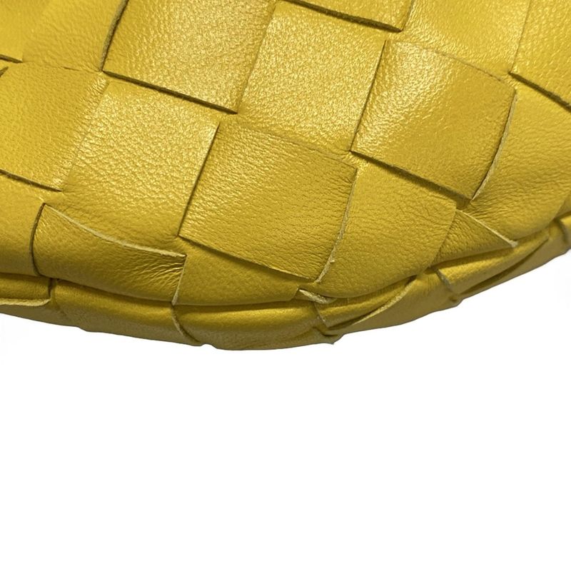 Bottega Veneta Handbag Mini The Jodie Yellow Leather