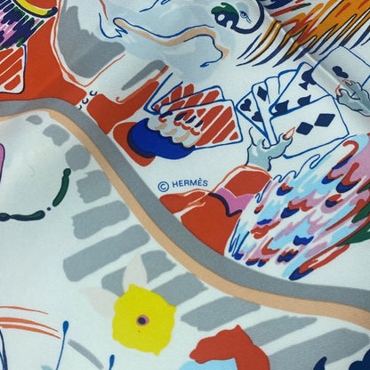 Hermes Silk Carre 90 Emile Et Une Nuit Emile's Night Scarf — view 6