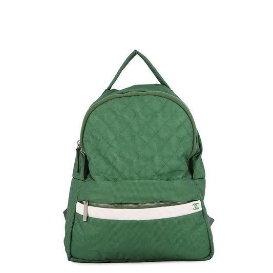 Chanel Backpack CC Logo Quilted Nylon