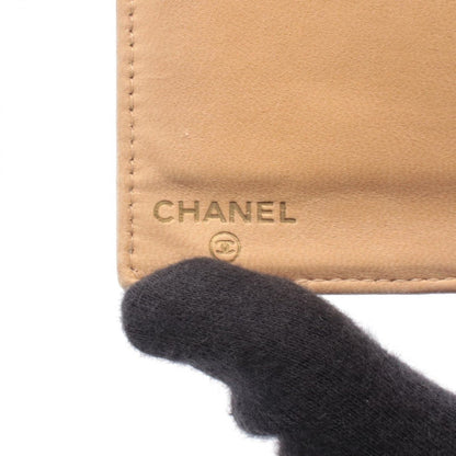 Chanel Bifold Wallet CC Logo Beige Leather Long Mouth — view 5