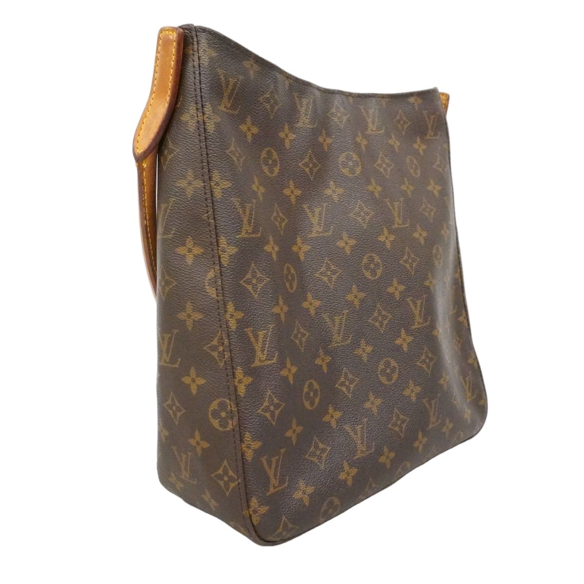 Louis Vuitton Shoulder Bag Monogram Looping GM Brown — view 2