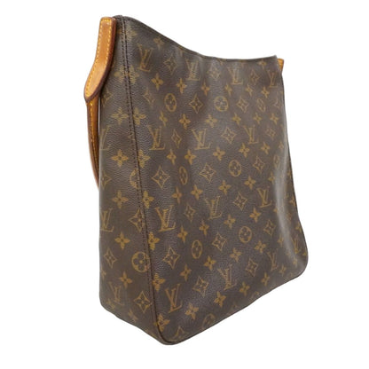 Louis Vuitton Shoulder Bag Monogram Looping GM Brown — view 2