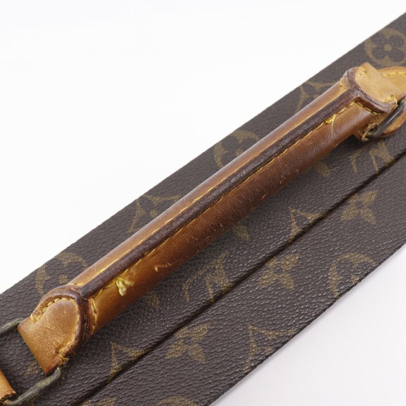 Louis Vuitton Crusher Hard Case Attache Case Monogram Canvas Brown Unisex Trunk