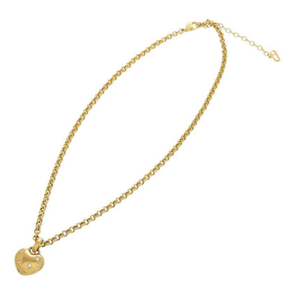 Dior Heart Metal Gold Necklace 0654 Dior