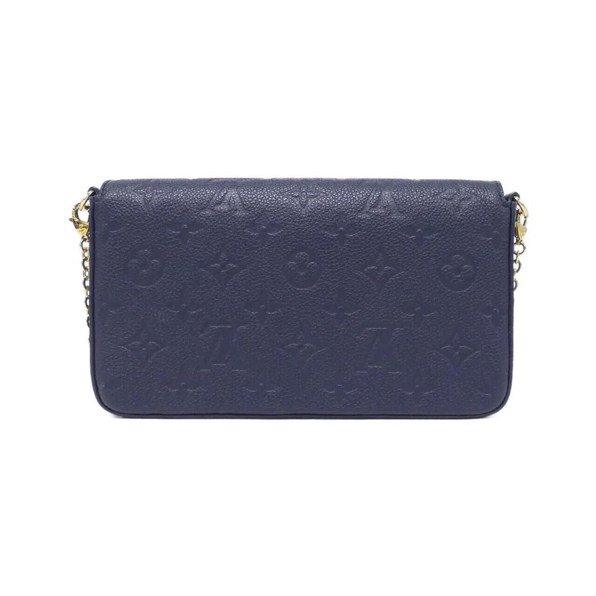 Louis Vuitton Monogram Empreinte Pochette Felicie Shoulder Bag Navy Blue — view 2