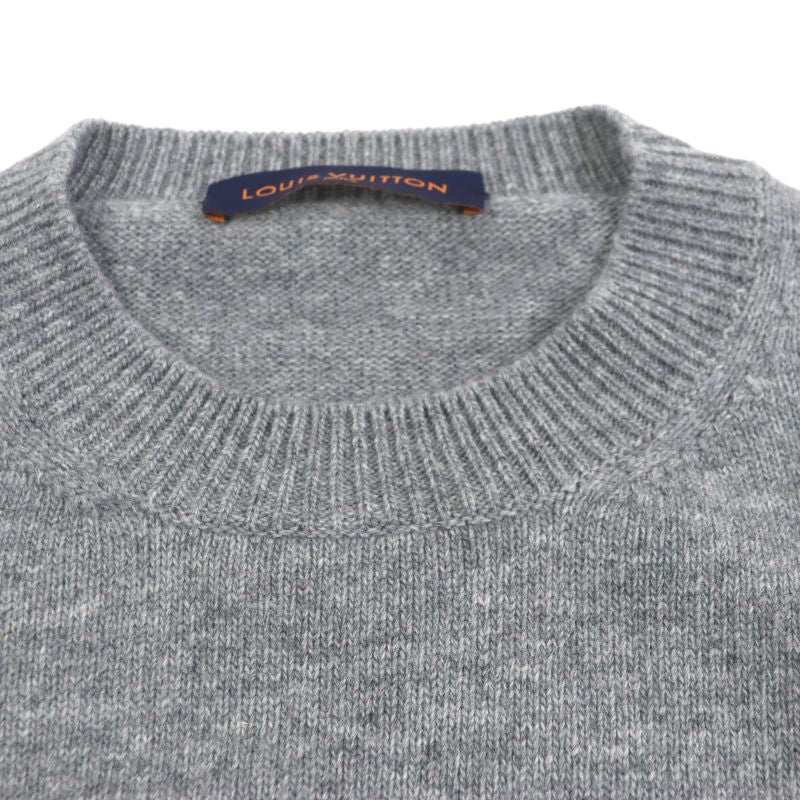  Louis Vuitton 22SS Taiga - Intarsia 100% Wool Amen Break Crew Neck Knitted