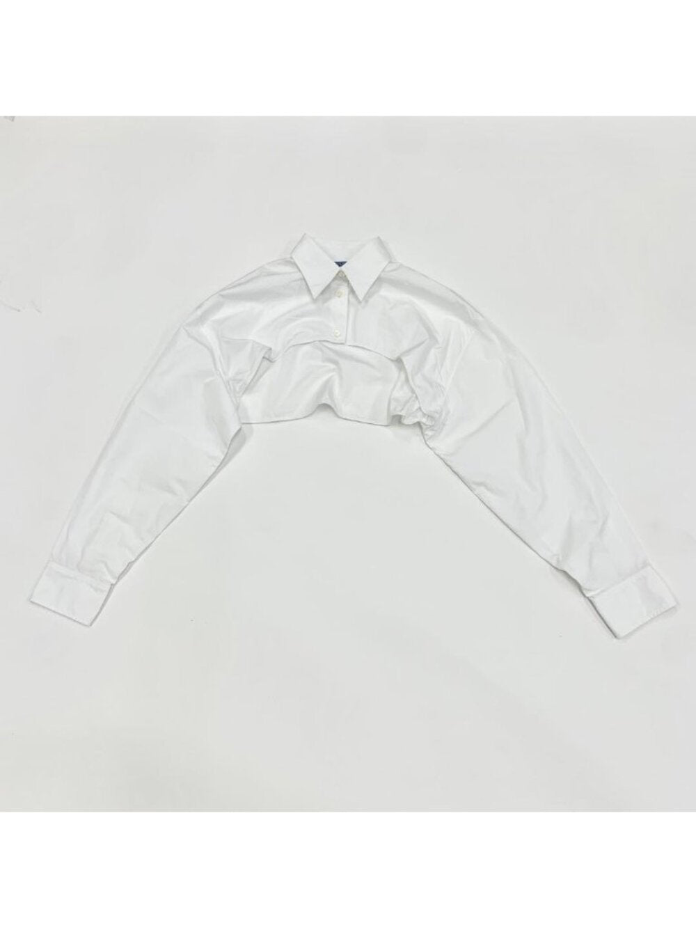 Prada Poplin Dress Cotton Triangle Logo White