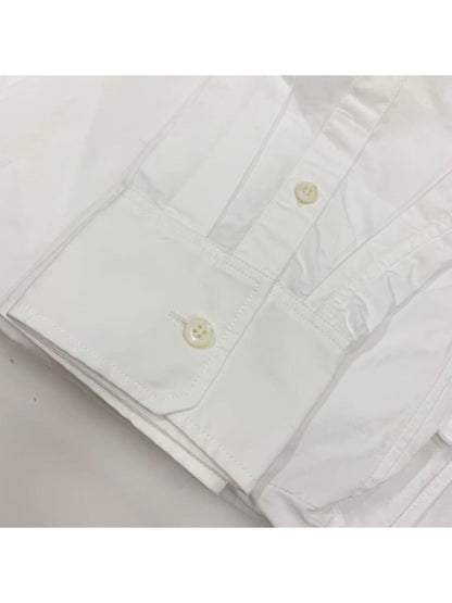 Prada Poplin Dress Cotton Triangle Logo White
