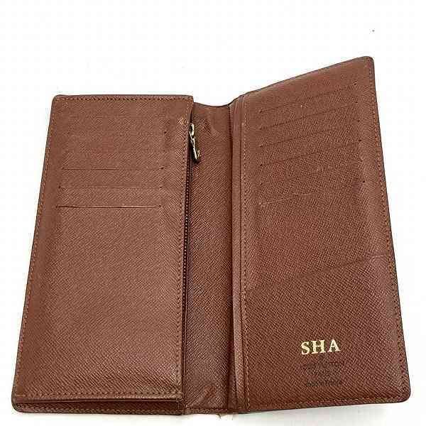 Louis Vuitton Monogram Portefeuille Brazza M66540 Long Wallet Bifold Wallet