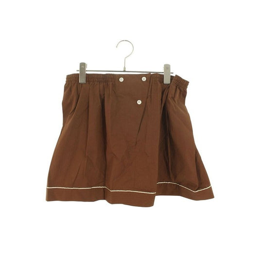 Prada P145 zg Cotton Mini Skirt 36