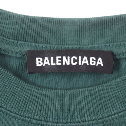  Balenciaga 2020 570805 100% Cotton Back Logo Print Oversized Short Sleeve